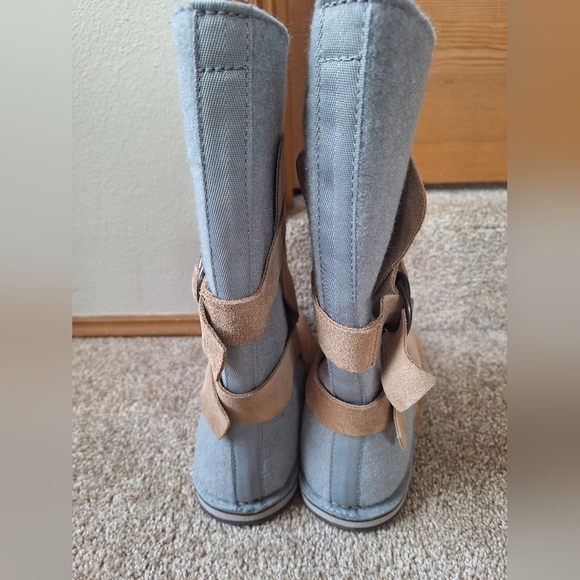 NWOT Sorel Chipahko Unisex Felt And Suede Boot Tan/Gray Size Men 6 Wm 8 - Picture 6 of 8
